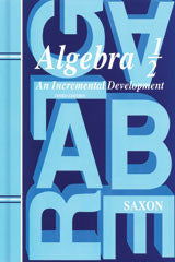 Saxon Algebra 1/2